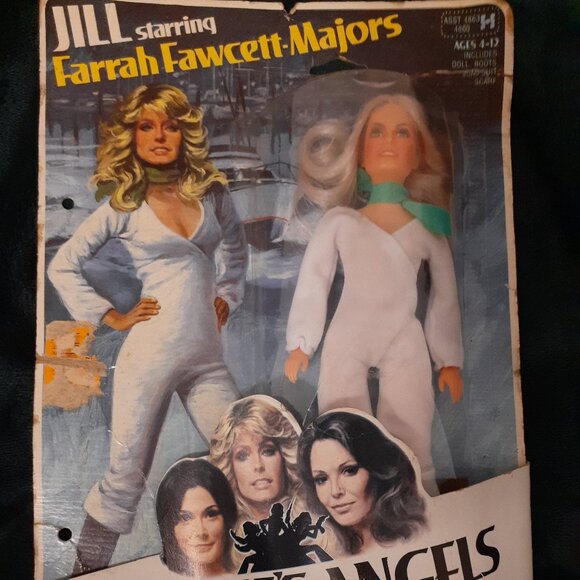 Charlie's Angels Farrah Fawcett as Jill Munroe 8 1/2" Doll Hasbro 1977 NRFB - Picture 13 of 15
